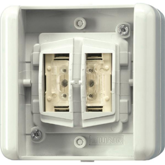 JG KNX Taster BA 2fach WG -  8472.01LEDW 