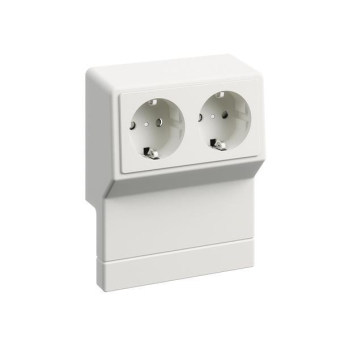 GGK Geräteträger Schuko 2fach mit   4005 