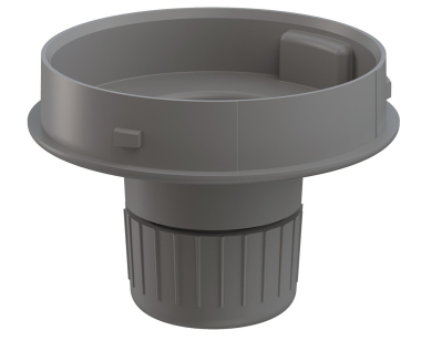 Werma Midi Rohradapter RM grau  26170005 