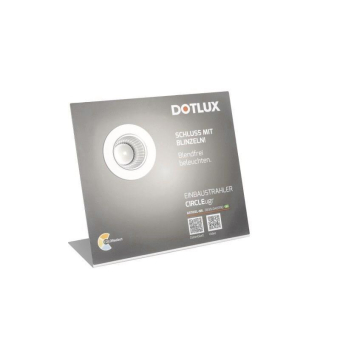 DOTLUX L-Aufsteller CIRCLEugr       4683 