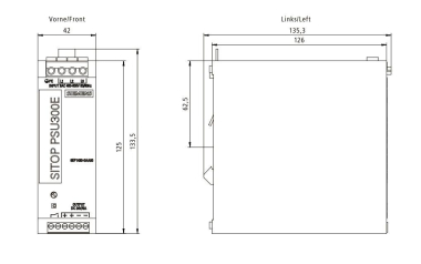 SIEM Sitop PSU300E 24 V/5  6EP1433-0AA00 