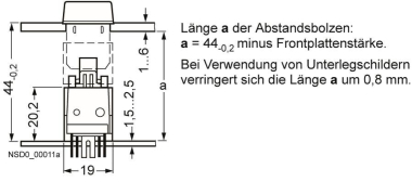 SIEM BETAETIGUNGSELEMENT 16 3SB20010AF01 