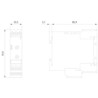 Siemens 3UG45131BR20 Überwachungsrelais 