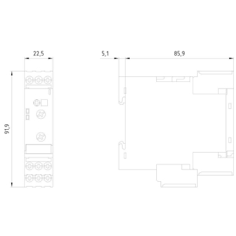 Siemens 3UG45011AW30 Überwachungsrelais 