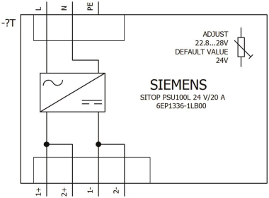 Siemens 6EP13361LB00 SITOP PSU100L 24 