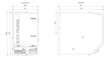Siemens 6EP14362BA10 SITOP PSU300S 20A 