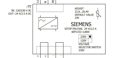 Siemens 6EP13321LB00 SITOP PSU100L 24V 