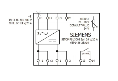 Siemens 6EP14362BA10 SITOP PSU300S 20A 