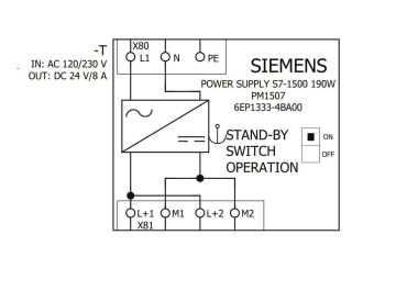 Siemens 6EP13334BA00 SIMATIC PM 1507 