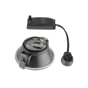 SLV IP HORN 1xGU10 mattschwarz    113160 