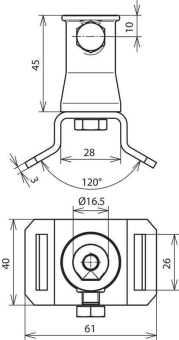 DEHN Befestigungsbügel            106322 