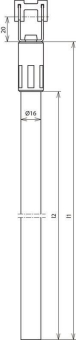 DEHN Distanzhalter f. Keiltechni  106160 