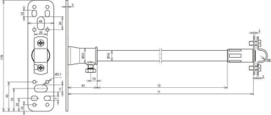 DEHN Distanzhalter mit            106120 
