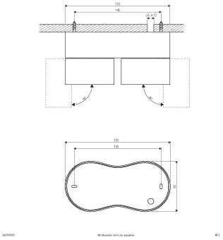 EVN LED Anbaustrahler weiss   AS20180102 