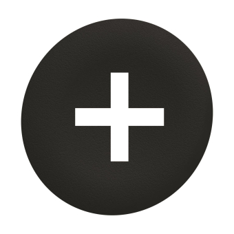 Schneider Tastenschild schwarz  ZBAF2934 