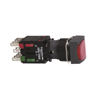 Schneider Leuchtdrucktaster 1Ö XB6CW4B2B 