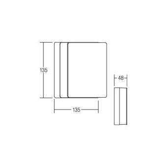 BRUM LED-Wandaufbaul.IP54       10034183 