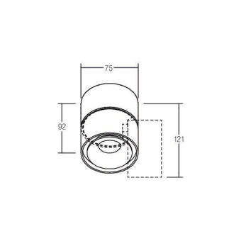 BRUM LED-Anbaustrahler Circle   12062173 