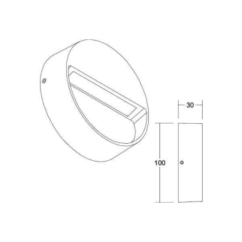 Brumberg LED-Wandanbauleuchte   10170183 
