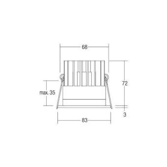 BRUM LED-Einbauleuchte          12035853 