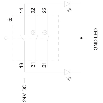 Siemens 3SE51121LA00 Basisschalter 1S/2 