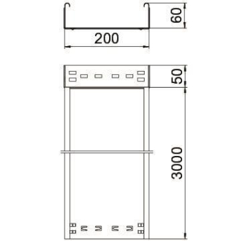 OBO MKSMU 620 FSK SW Kabelrinne MKSMU 