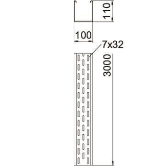 OBO BKRS 1110 FS Kabelrinne BKRS 
