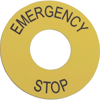 GS Schild, gelb, 60/22,      ZB2BY9330 