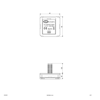 EVN FunkDimmerSender 868MHz IP20  EFDSP2 