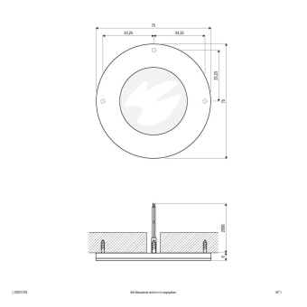 EVN LED Ein-/Anbauleuchte     L120251302 