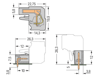 WAGO 232-203/026-000 1-Leiter 