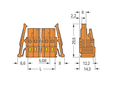 WAGO 231-306/037-000 1-Leiter- 