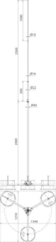 DEHN Fangstange h=4500mm St/tZn   105450 