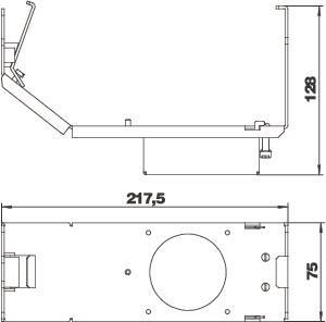 OBO GT3 CEE Geräteträger f.CEE16 u.CEE32 