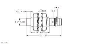 Turck Induktiver    NI3-EG08K-AP6X-V1131 