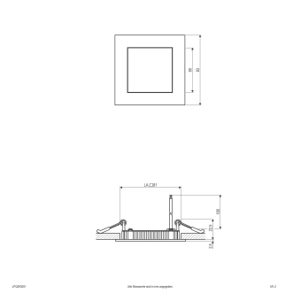 EVN LED-EB-Panel quadratisch   LPQ093501 