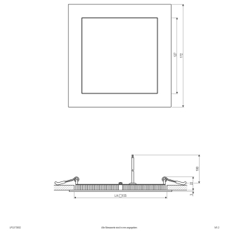 EVN LED-Einbau-Panel 12 W      LPQ173502 