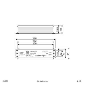 EVN NG 24V/DC 0,1-50W IP67        K24050 