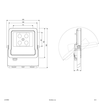 EVN LED Fluter -schwarz -      LFE100902 