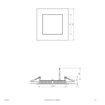 EVN LED-Einbau-Panel 9W 350mA  LPQ123502 