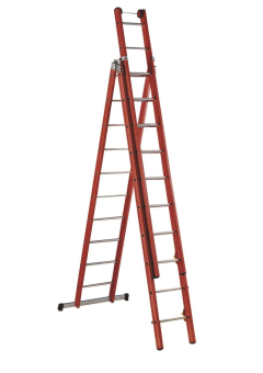 Cimco Steh-u.Schiebeleiter m.3x10 146210 