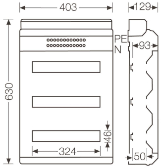 HENS Automaten-Gehäuse            KV9354 