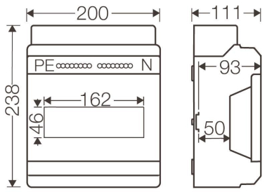 HENS KV-Automatengehäuse KV   KV PC 9109 