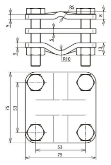 DEHN Anschlussklemme              610010 