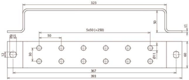 DEHN Erdungsschiene               472021 