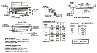 EFB 34701.1 D-SUB-           E-DF09AKGT1 