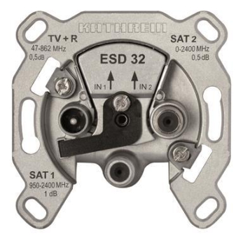 KATH Antennendose Stich 3fach     ESD 32 