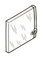 Legrand 001338 Kunststofftür Transparent 