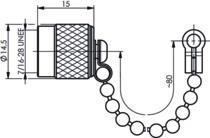 TEGA TNC-Abdeckkappe         H00050A0000 