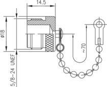 TEGA Abdeckkappe f.N-Stecker   100021257 
